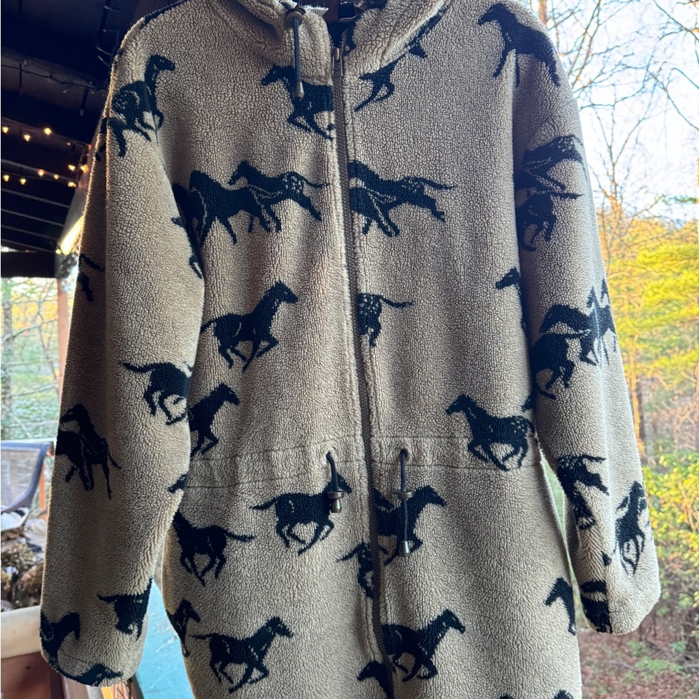 Tsunami Black Horse Print Jacket